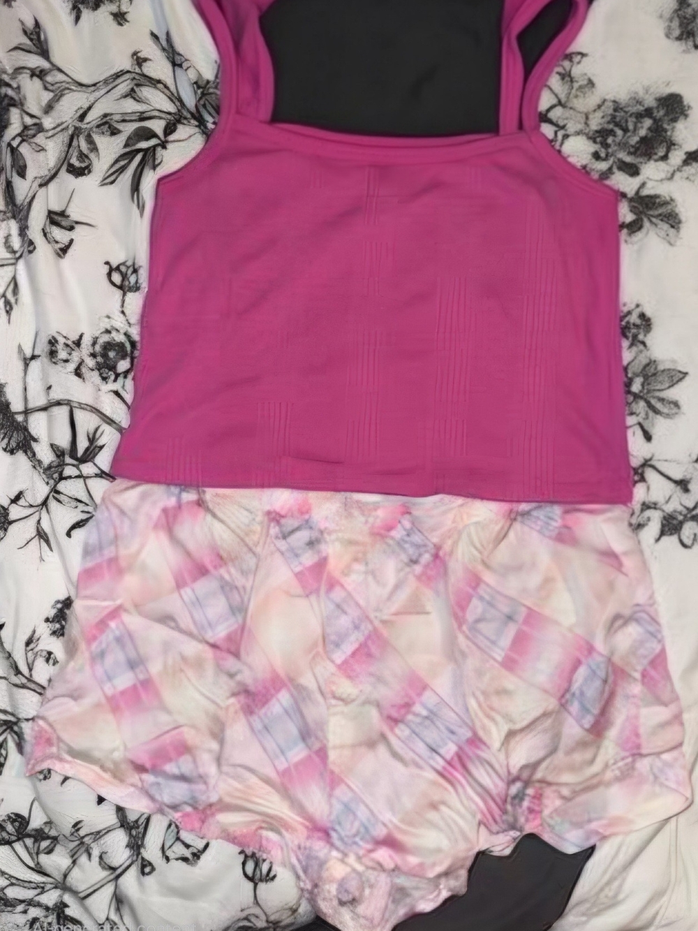 BOGO 50% OFF PINK Victoria's Secret, Pink Tank Top & Tie-Dye Shorts